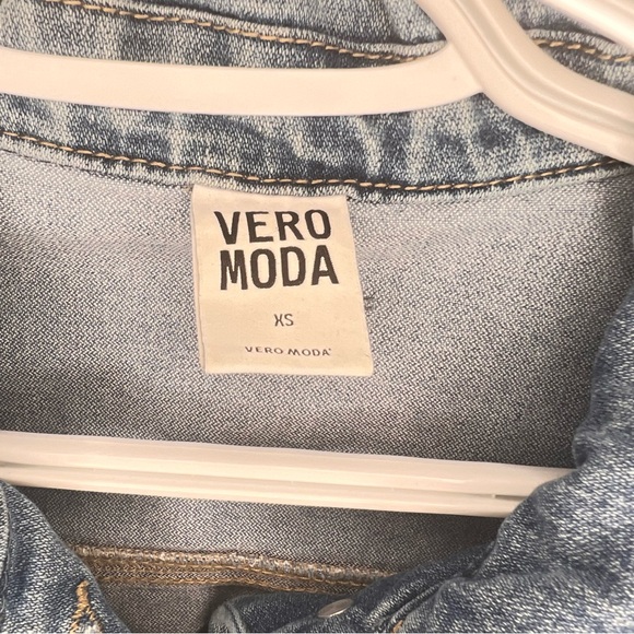 Vero moda denim jacket womens size xs - Picture 2 of 7
